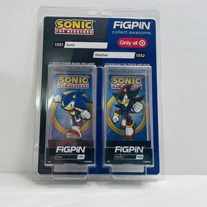 Sonic the Hedgehog and Shadow Figpins 2 Pack NEW